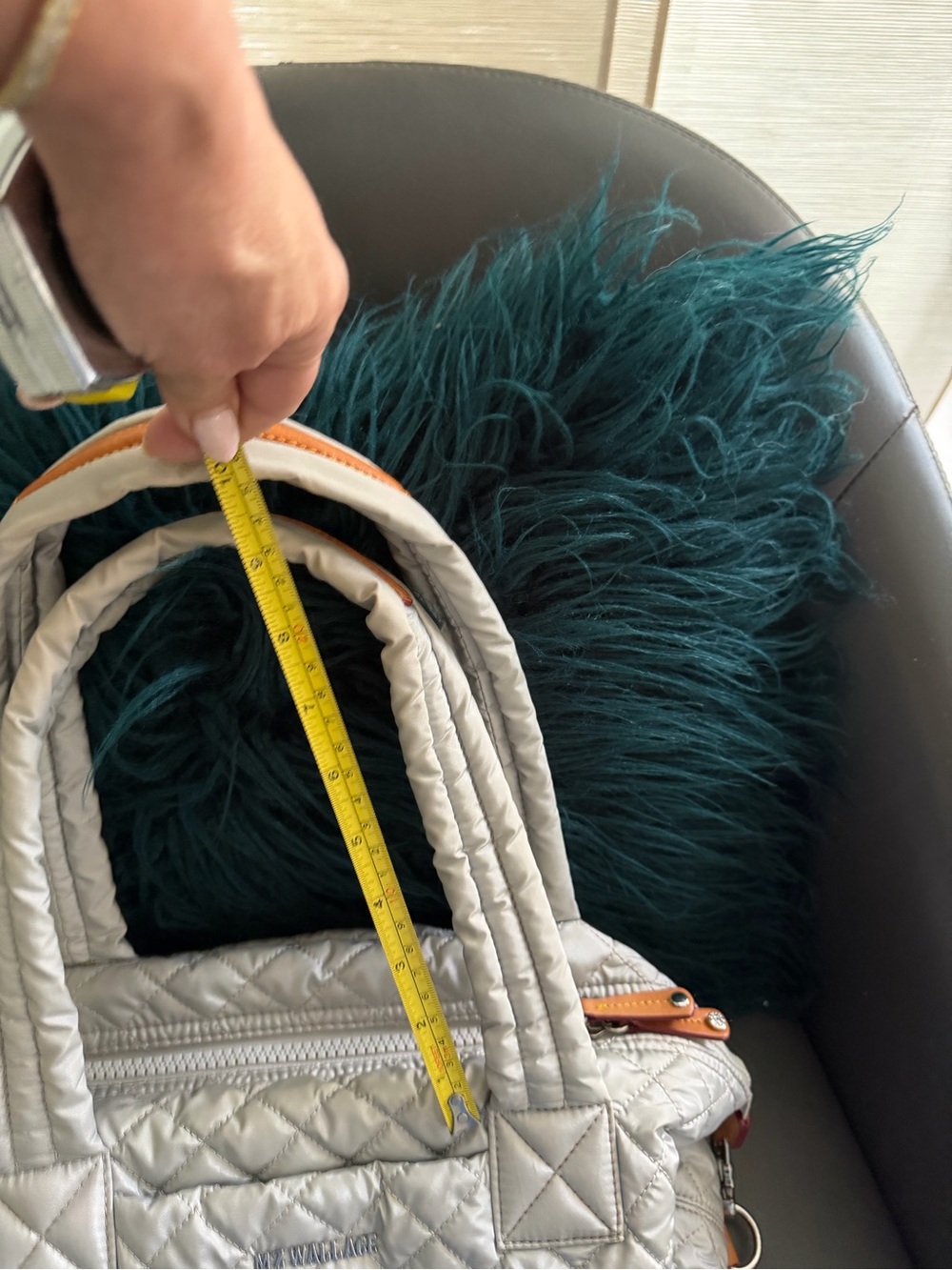 MZ Wallace Gray Medium Tote Bag - Picture 8 of 17